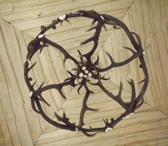 Chandelier of red deer antler TP198