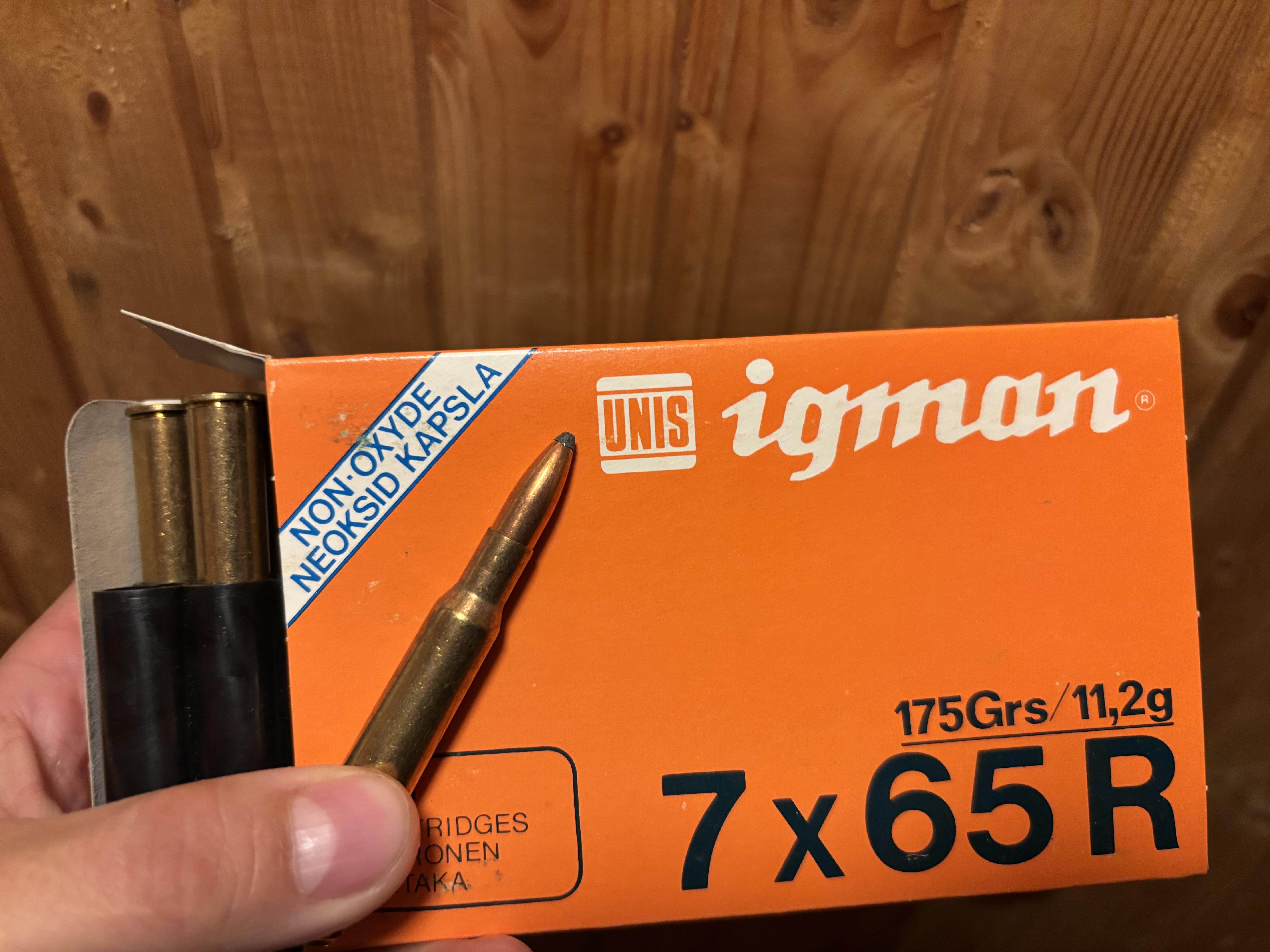 Igman 7x65R ammunition